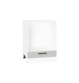 Шкаф нижний под духовку Нео, цвет: Grey Silk