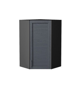 Шкаф верхний угловой Сканди, цвет: Graphite Softwood
