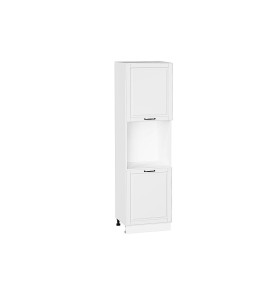 Шкаф пенал с 2-мя дверцами под технику Дублин, цвет: Special White