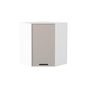 Шкаф верхний угловой Фрейм, цвет: Clay Silk