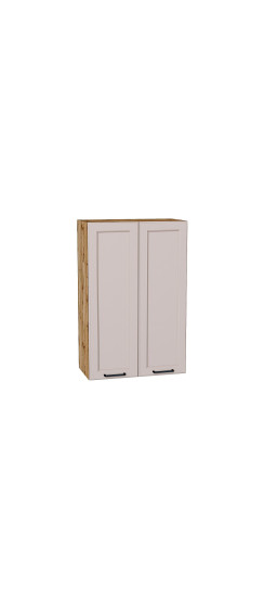 Шкаф верхний с 2-мя дверцами Барселона, цвет: Кашемир | Пленка ПВХ., Кашемир