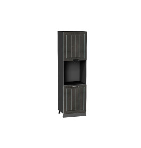 Шкаф пенал с 2-мя дверцами под технику Прага, цвет: Венге премиум