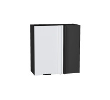 Шкаф верхний прямой угловой Евро, цвет: Белый