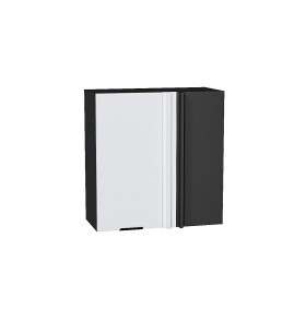 Шкаф верхний прямой угловой Евро, цвет: Белый