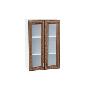 Шкаф верхний с 2-мя остекленными дверцами Шале, цвет: Brown Dreamline