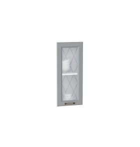 Комплект фасадов Ницца со стеклом для каркаса Ф-15 В300, цвет: Графит