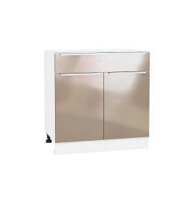 Шкаф нижний с 2-мя дверцами и ящиком Фьюжн, цвет: Gallant