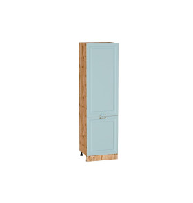 Шкаф пенал с 2-мя дверцами Ницца, цвет: Голубой