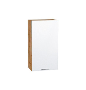 Шкаф верхний с 1-ой дверцей Валерия-М, цвет: Белый металлик