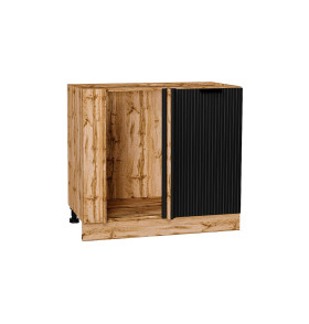 Шкаф нижний угловой Евро Лайн, цвет: Антрацит