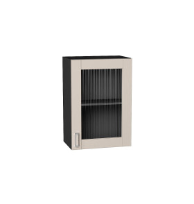 Шкаф верхний с 1-ой остекленной дверцей Лофт, цвет: Cream Silk