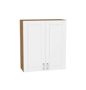 Шкаф верхний с 2-мя дверцами Лофт, цвет: White Silk