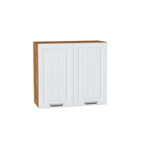 Шкаф верхний с 2-мя дверцами Прага, цвет: Белое дерево