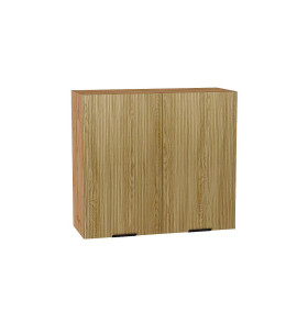 Шкаф верхний с 2-мя дверцами Евро Лайн, цвет: Дуб песочный