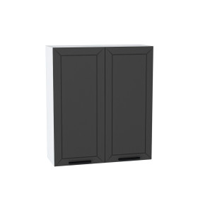 Шкаф верхний с 2-мя дверцами Глетчер, цвет: Маренго Силк