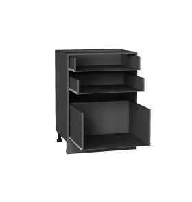 Каркас нижнего шкафа с 3-мя ящиками Н 603, цвет: Graphite