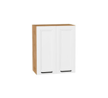 Шкаф верхний с 2-мя дверцами Нео, цвет: White Silk