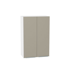 Шкаф верхний с 2-мя дверцами Фьюжн, цвет: Silky Grey