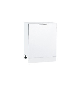 Шкаф нижний с 1-ой дверцей Валерия-М, цвет: Белый металлик