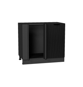 Шкаф нижний угловой Евро Лайн, цвет: Антрацит