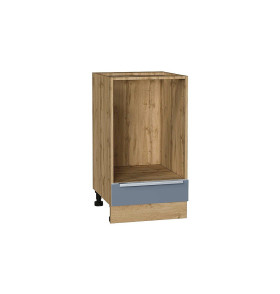 Шкаф нижний под духовку Фьюжн, цвет: Silky Blue