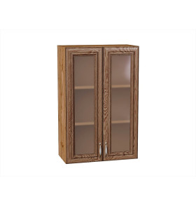 Шкаф верхний с 2-мя остекленными дверцами Шале, цвет: Brown Dreamline