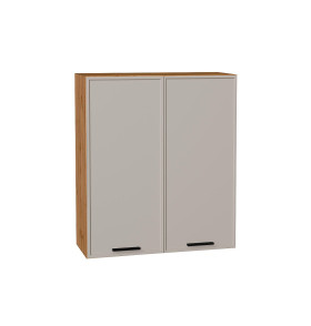 Шкаф верхний с 2-мя дверцами Фрейм, цвет: Clay Silk