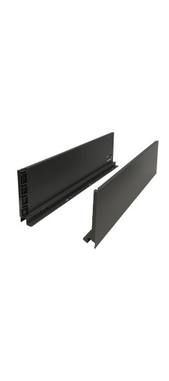 Направляющие с доводчиком для большого ящика POWER BOX, цвет: GRPH Графитовый | GRPH Графитовый