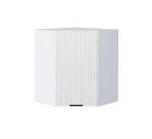 Шкаф верхний угловой Евро Лайн, цвет: Белый