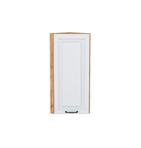 Шкаф верхний торцевой Ницца, цвет: Blanco