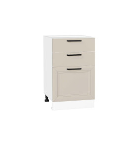 Шкаф нижний с 3-мя ящиками Нео, цвет: Cream Silk