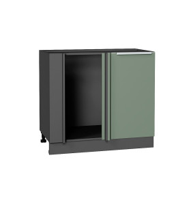 Шкаф нижний угловой Фьюжн, цвет: Silky Mint