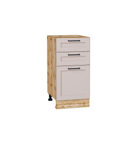 Шкаф нижний с 3-мя ящиками Барселона, цвет: Кашемир