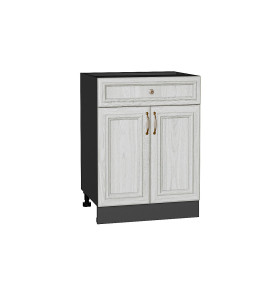 Шкаф нижний с 2-мя дверцами и ящиком Шале, цвет: White Dreamline