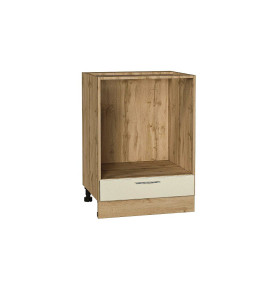 Шкаф нижний под духовку Валерия-М, цвет: Бежевый металлик