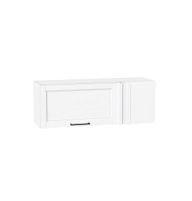 Шкаф верхний прямой угловой горизонтальный Сканди, цвет: White Silkwood