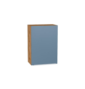 Шкаф верхний с 1-ой дверцей Фьюжн, цвет: Silky Blue