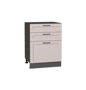 Шкаф нижний с 3-мя ящиками Барселона, цвет: Кашемир