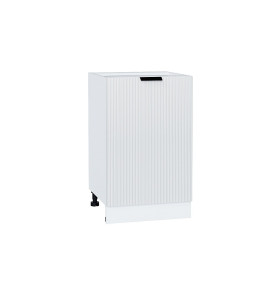Шкаф нижний с 1-ой дверцей Евро Лайн, цвет: Белый