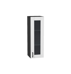 Шкаф верхний с 1-ой остекленной дверцей Лофт, цвет: Super White