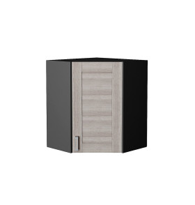 Шкаф верхний угловой Лофт, цвет: Cappuccino Veralinga