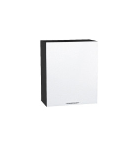 Шкаф верхний с 1-ой дверцей Валерия-М, цвет: Белый металлик