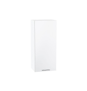 Шкаф верхний с 1-ой дверцей Валерия-М, цвет: Белый глянец