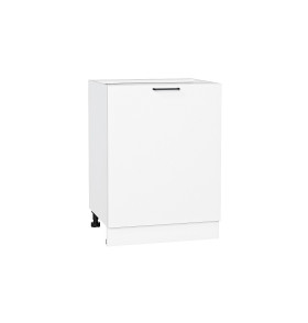 Шкаф нижний с 1-ой дверцей Флэт, цвет: White In 2S
