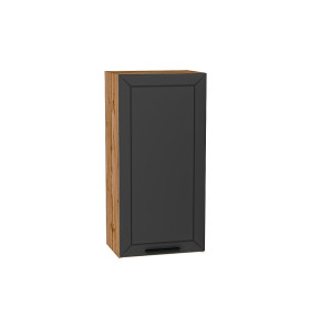 Шкаф верхний с 1-ой дверцей Глетчер, цвет: Маренго Силк