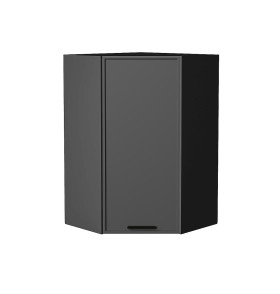 Шкаф верхний угловой Фрейм, цвет: Stormy Silk