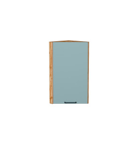 Шкаф верхний торцевой Флэт, цвет: Grey-green In 2S