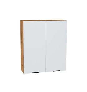 Шкаф верхний с 2-мя дверцами Евро, цвет: Белый