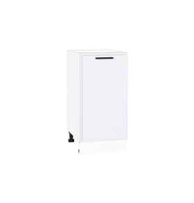 Шкаф нижний с 1-ой дверцей Фрейм, цвет: White Silk