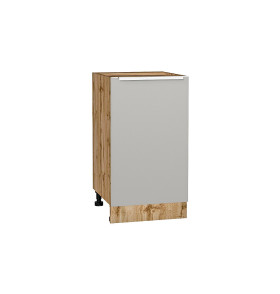 Шкаф нижний с 1-ой дверцей Фьюжн, цвет: Silky Light Grey